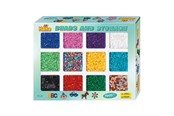 Kreative leker - Hama Ironing Beads in sorting tray 9600pcs. - 2095