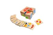 Treleker - Goki Wooden Patterns Game Cube - 58649