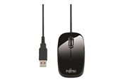 Mus - Fujitsu M420NB - mouse - USB 2.0 - Mus - Optisk - 3 knapper - Svart - S26381-K454-L100