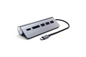 USB-hub - Satechi USB-C Combo Hub for Desktop USB-hub - 3 porter - Grå - ST-TCHCRM