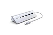 USB-hub - Satechi USB-C Combo Hub for Desktop USB-hub - 3 porter - Sølv - ST-TCHCRS