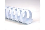 Printertilbehør blekk/toner - GBC Spiral CombBind 19mm A4 21R Hvit - Plastic binding comb - 4028611