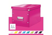 Arkivering & Oppbevaring - Leitz Oppbevaringsboks Click & Store Kube  WOW Large Rosa - 61080023