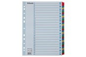 Lommer, Omslag & Registre - Esselte Register  Mylar A4 1-31 Flerfarg - 100164