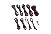 Strømkabel (intern) - CableMod PRO ModMesh C-Series RMi/RMx Cable Kit - Black/Blood Red - CM-PCSR-FKIT-NKKBR-R