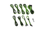 Strømkabel (intern) - CableMod PRO ModMesh C-Series RMi/RMx Cable Kit - Black/Light Green - CM-PCSR-FKIT-NKKLG-R