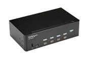 KVM-switch - StarTech.com 4 Port HDMI KVM Switch - 4K 30Hz - Dual Display - KVM / audio / USB switch - 4 ports - rack-mountable - SV431DHD4KU