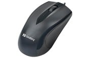 Mus - Sandberg USB Mouse - Mus - Optisk - 3 knapper - Svart - 631-01