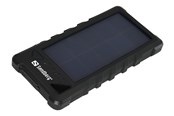 Nødlader - Sandberg Outdoor Solar Powerbank 16000 - solar power bank Li-Ion Nødlader - Svart - 16000 mAh - 420-35