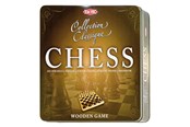 Brettspill & Puslespill - Tactic Wooden Chess in Tin box - 14001