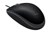 Mus - Logitech B110 Silent - mouse - Black - USB - Mus - Optisk - 3 knapper - Svart - 910-005508