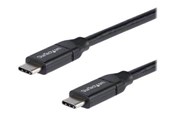 USB - StarTech.com 2m 6ft USB C to USB C Cable - 5A PD - USB 2.0 USB-IF Certified - USB-C cable - 2 m - USB2C5C2M