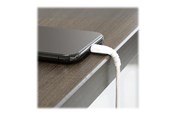 Skjermkabel - StarTech.com 6.6 ft 2m USB to Lightning Cable - Apple MFi Certified - White - Lightning cable - Lightning / USB - 2 m - RUSBLTMM2M