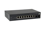 Switch/splitter - LevelOne GEP-1051 - switch - 10 ports - smart - rack-mountable - GEP-1051