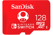 Minnekort - SanDisk Nintendo Switch microSD - 100MB/s - 128GB - Mario edition - SDSQXAO-128G-GNCZN