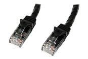 Nettverkskabel - Gigabit Snagless RJ45 UTP Cat6 Patch Cable Cord - patch cable - 1 m - black - N6PATC1MBK