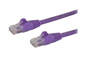 Nettverkskabel - 1m Purple Cat6 / Cat 6 Snagless Ethernet Patch Cable 1 m - network cable - 1 m - purple - N6PATC1MPL