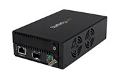 Repeater & Transceiver - StarTech.com 10 Gigabit Ethernet Copper to Fiber Media Converter Open SFP+ - fibre media converter - 10 GigE - ET10GSFP