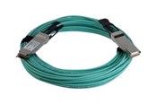 Nettverkskabel - MSA Compliant QSFP+ Active Optical Cable (AOC) - 30 m (98.4ft) - 40GBase direct attach cable - 30 m - black - QSFP40GAO30M