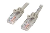 Nettverkskabel - Snagless Cat 5e UTP Patch Cable - patch cable - 15 m - grey - 45PAT15MGR