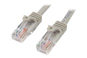 Nettverkskabel - Snagless Cat 5e UTP Patch Cable - patch cable - 3 m - grey - 45PAT3MGR