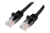 Nettverkskabel - 5m Black Cat5e / Cat 5 Snagless Patch Cable 5 m - patch cable - 5 m - black - 45PAT5MBK