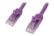 Nettverkskabel - 7m Purple Cat5e / Cat 5 Snagless Ethernet Patch Cable 7 m - patch cable - 7 m - purple - 45PAT7MPL