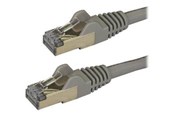 Nettverkskabel - 1m Gray Cat6a / Cat 6a Shielded Ethernet Patch Cable 1 m - patch cable - 1 m - grey - 6ASPAT1MGR