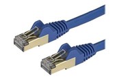 Nettverkskabel - 3m Blue Cat6a / Cat 6a Shielded Ethernet Patch Cable 3 m - patch cable - 3 m - blue - 6ASPAT3MBL