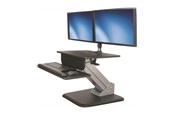 Skjermholder - StarTech.com Sit to Stand Workstation with One Touch Height Adjustment - mounting kit - ARMSTS