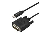 Skjermkabel - StarTech.com 3 m (10 ft.) USB-C to DVI Cable - 1920 x 1200 - Black - external video adapter - CDP2DVI3MBNL