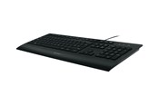 Tastatur - Logitech Corded K280e - Tastatur - Sveitsisk - Svart - 920-005218