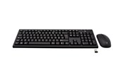 Tastatur - V7 CKW200ES - keyboard and mouse set - Spanish - black - Tastatur & Mussett - Spansk - Svart - CKW200ES