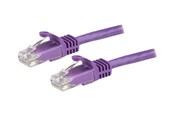 Nettverkskabel - 5m Purple Cat6 / Cat 6 Snagless Ethernet Patch Cable 5 m - patch cable - 5 m - purple - N6PATC5MPL