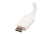 Skjermkabel - StarTech.com USB-C to HDMI Adapter with Power Delivery - 4K 60Hz UHD- White - USB 3.1 Type C Video Converter for HDMI Monitors and Displays - external video adapter - white - CDP2HDUCPW