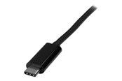 Skjermkabel - StarTech.com 1m / 3 ft USB C to VGA Cable - 1920 x 1200 - Black - external video adapter - CDP2VGAMM1MB