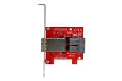 Scsi - StarTech.com Mini-SAS Adapter - Dual SFF-8643 to SFF-8644 - 12Gbps - SAS internal to external panel - SFF86448PLT2