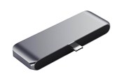 Dokkingstasjon - Satechi Aluminum Type-C Mobile Pro Hub Adapter - Space Grey - ST-TCMPHM