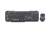 Tastatur - Gembird KBS-WM-02 - keyboard and mouse set - US - black - Tastatur & Mussett - Amerikansk Engelsk - Svart - KBS-WM-02