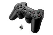 Spill - Tilbehør - Esperanza GAMEPAD WIRELESS 2.4GHZ PS3/PC USB GLADIATOR BLACK - Controller - PC - EGG108K