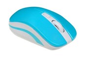 Mus - iBOX LORIINI BLUE - mouse - 2.4 GHz - white blue - Mus - Optisk - 3 knapper - Blå - IMOF008WBL