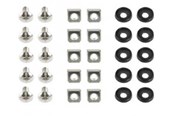 Rackskap - Gembird 19A-FSET-01 19'' rack mounting set (bolt nut washer) (10-Pack) - 19A-FSET-01