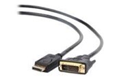 KVM-kabel - Gembird CC-DPM-DVIM-3M - DisplayPort cable - 3 m - CC-DPM-DVIM-3M