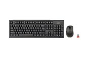 Tastatur - A4Tech V-Track 7100N PADLESS Wireless Desktop - Tastatur & Mussett - Svart - A4TKLA41220