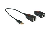 Repeater & Transceiver - Roline USB 2.0 Extender over RJ-45 - 12.04.1100