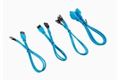 Kabinett-tilbehør - Corsair Premium Sleeved I/O Cable Extension Kit - Blue - CC-8900247