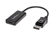 Skjermkabel - StarTech.com DisplayPort to HDMI Adapter - HDR 4K 60Hz - DP to HDMI Dongle - video adapter - DisplayPort / HDMI - 25.16 cm - DP2HD4K60H