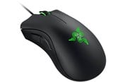 Mus - Razer DeathAdder Essential - Black - Gaming mus - Optisk - 5 - Svart med grønt lys - RZ01-03850100-R3M1