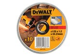 Sirkelsag - Dewalt Abrasiv kappeskive 125mm x 1.2mm x 22.23mm x10 STK - DT42340TZ-QZ