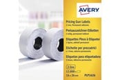 Papir, Fotopapir & Etiketter - Avery Hvite permanete prisetiketter , Hvite, 26 x 16 mm, Permanent - PLP1626